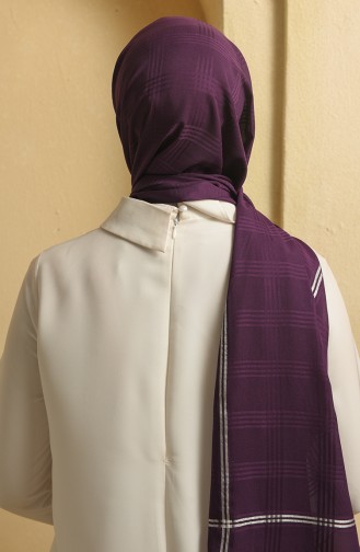 Dark Purple Sjaal 15265-15