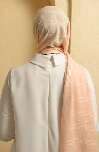 Light Salmon Shawl 15265-22