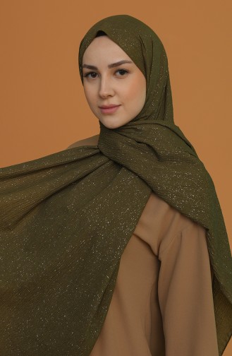 Khaki Sjaal 15269-04