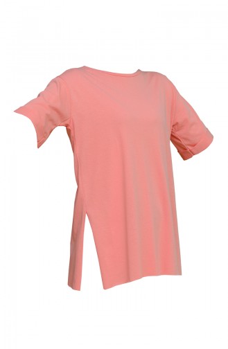 Düz Penye Tshirt 6021-04 Somon