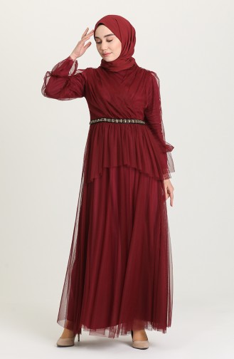 Habillé Hijab Plum 81776-03