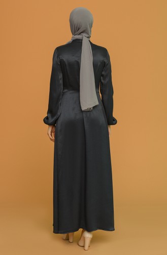 Robe Hijab Bleu Marine 1633-02