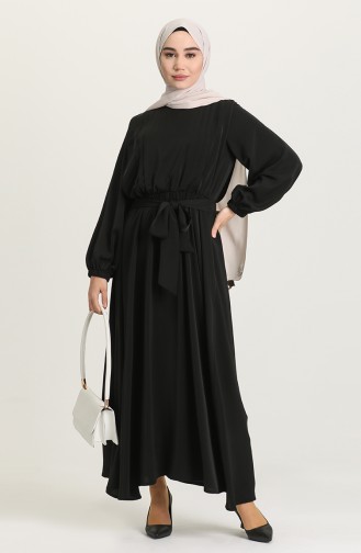 Robe Hijab Noir 0121-01