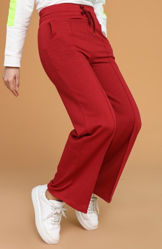 Sweatpants أحمر كلاريت 2023-03