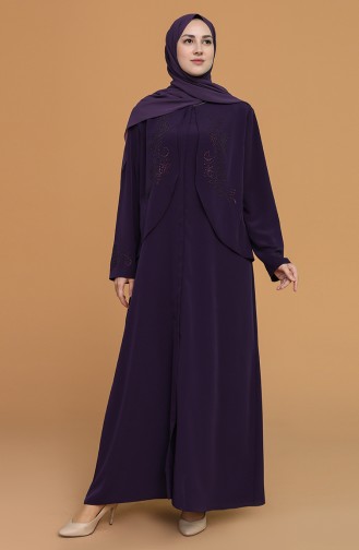 Abayas Plum 1504-02