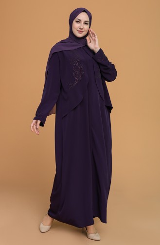 Abayas Plum 1504-02