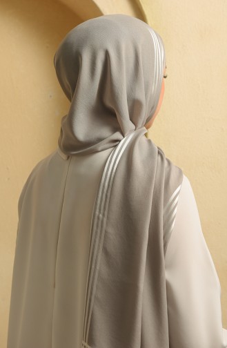 Light Gray Sjaal 15264-09