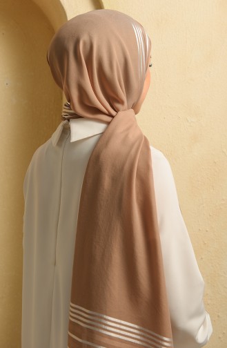 Milk Coffee Shawl 15264-15