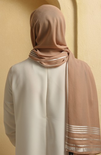 Milk Coffee Shawl 15264-15