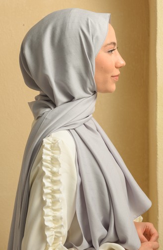 Silver Gray Shawl 15268-12