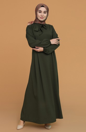 فستان كاكي 1634-02