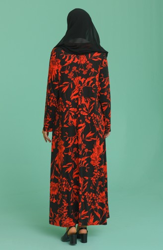 Robe Hijab Bordeaux 4552A-03