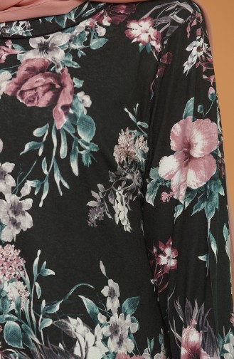 Robe Hijab Noir 4552D-01