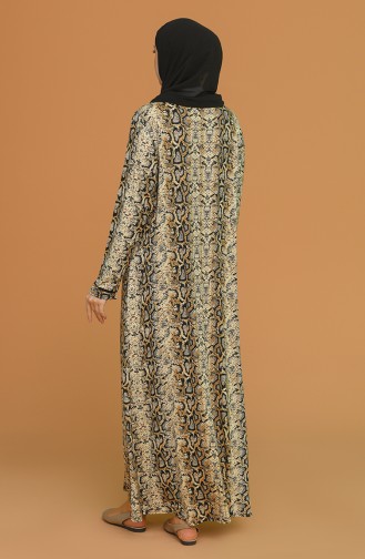 Robe Hijab Camel 4552F-01