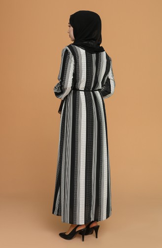 Black Hijab Dress 0190-01