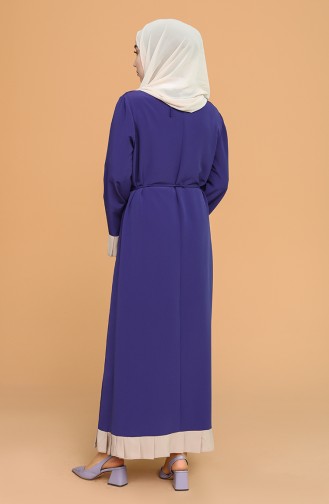 Lila Hijab Kleider 0197A-01