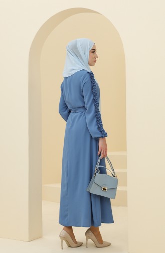 Indigo Hijab Dress 2001-01