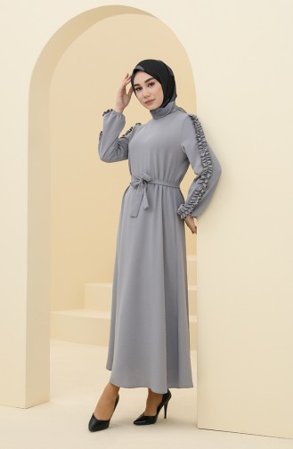 Grau Hijab Kleider 2001-03