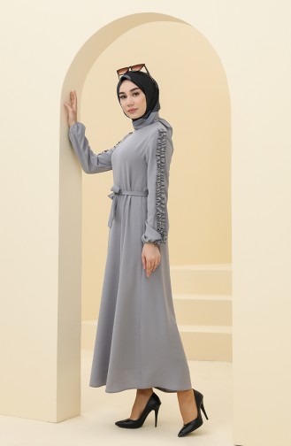 Gray Hijab Dress 2001-03