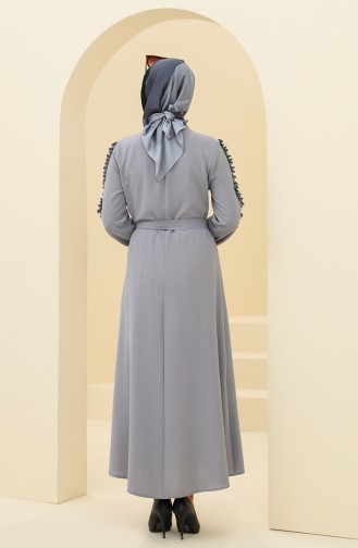 Grau Hijab Kleider 2001-03