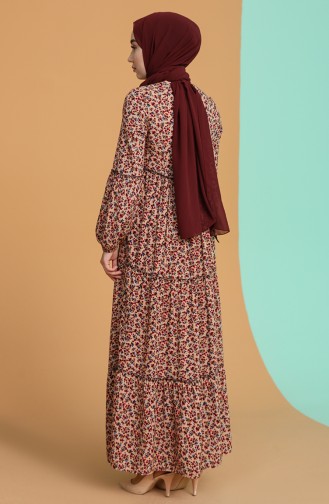Robe Hijab Beige 21Y8276-02