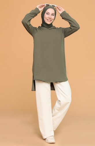 Dark Khaki Tuniek 1629-20