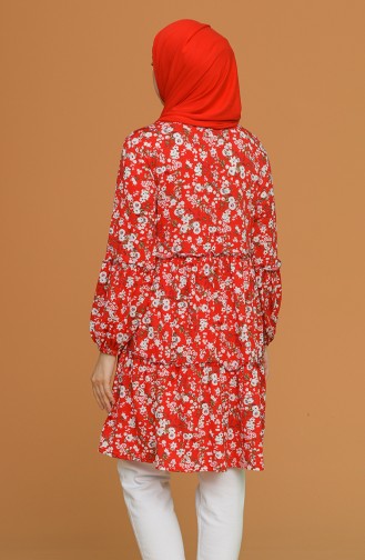 Coral Red Tunics 2707-06