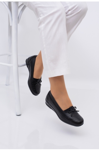 الأحذية الكاجوال أسود 0008-01