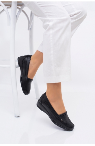 The Frida Shoes Ortopedik Bayan Ayakkabı 1070-01 Siyah