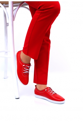 Red Casual Shoes 5001-04