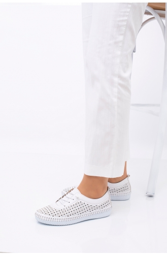White Casual Shoes 5004-02