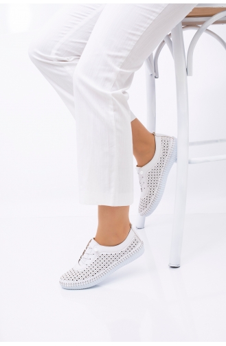 Chaussures de jour Blanc 5004P-03