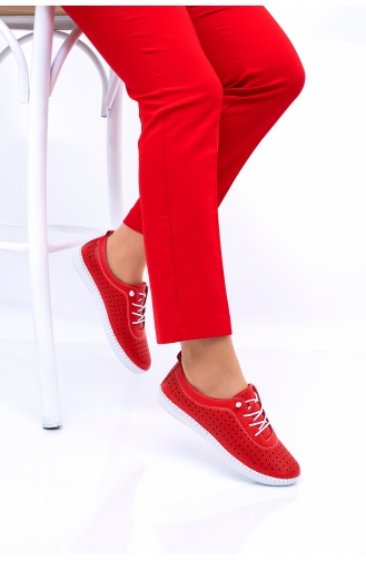 الأحذية الكاجوال أحمر 5004-03