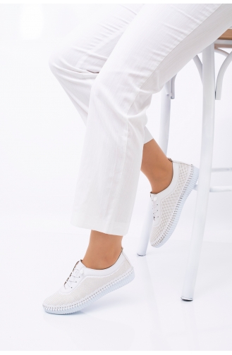Weiß Tägliche Schuhe 5005-01
