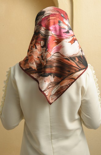 Aker S Twill Eşarp 8050-797-941 Vişne Somon