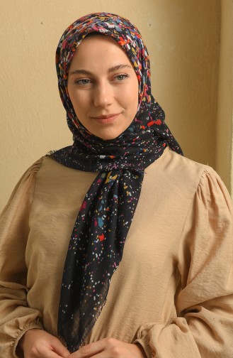 Navy Blue Scarf 11373-03