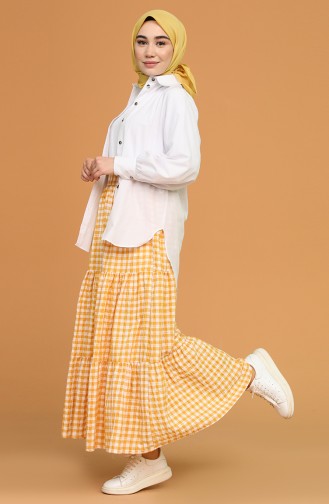 Mustard Skirt 1636-05