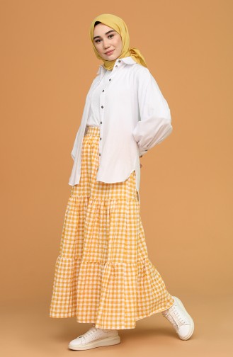 Mustard Skirt 1636-05