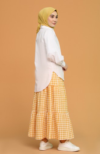 Mustard Skirt 1636-05