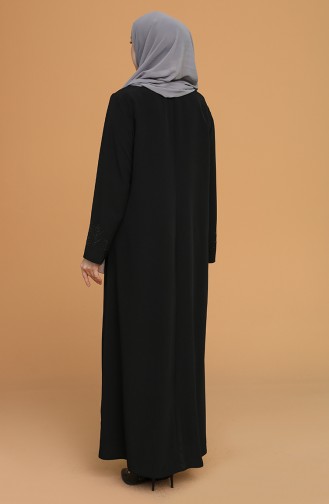 Schwarz Abayas 1504-04