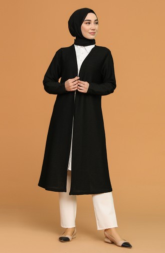 Mevsimlik Hırka 8333-01 Siyah
