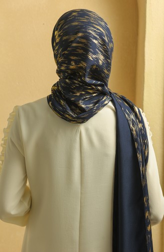 Navy Blue Sjaal 15272-02