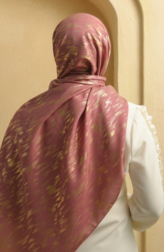 Dark Dusty Rose Shawl 15272-11