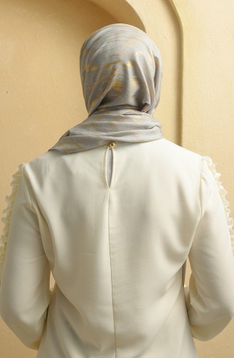 Silver Gray Shawl 15272-12