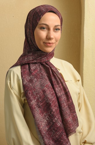 Claret Red Shawl 19061-05