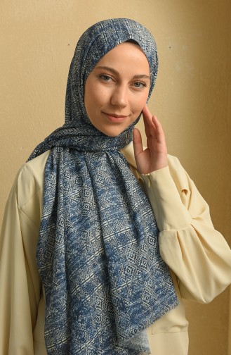 Light Navy Blue Shawl 19061-07