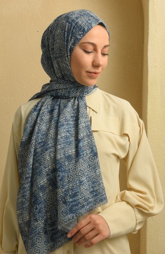 Light Navy Blue Shawl 19061-07