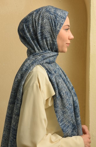 Light Navy Blue Shawl 19061-07