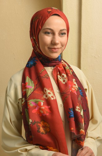 Claret Red Shawl 19064-02