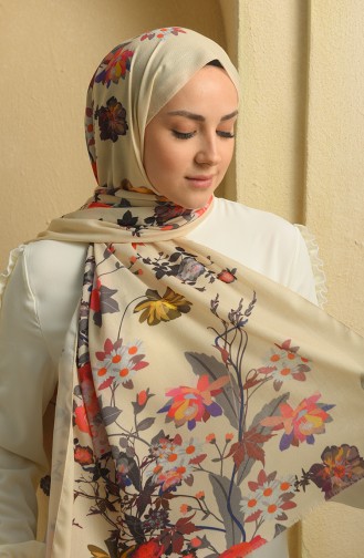 Cream Shawl 19064-07